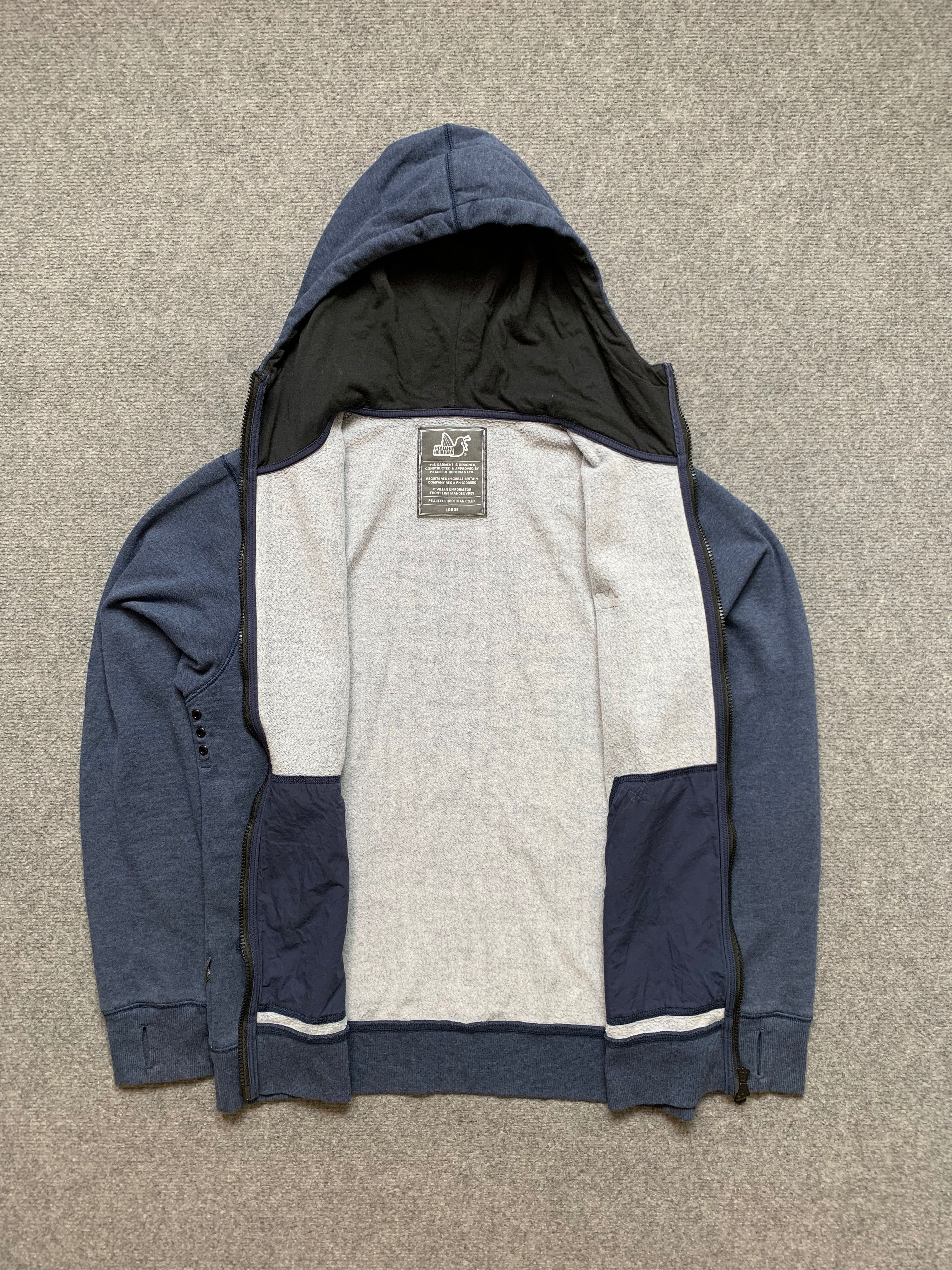 Peaceful hooligan zip hoodie