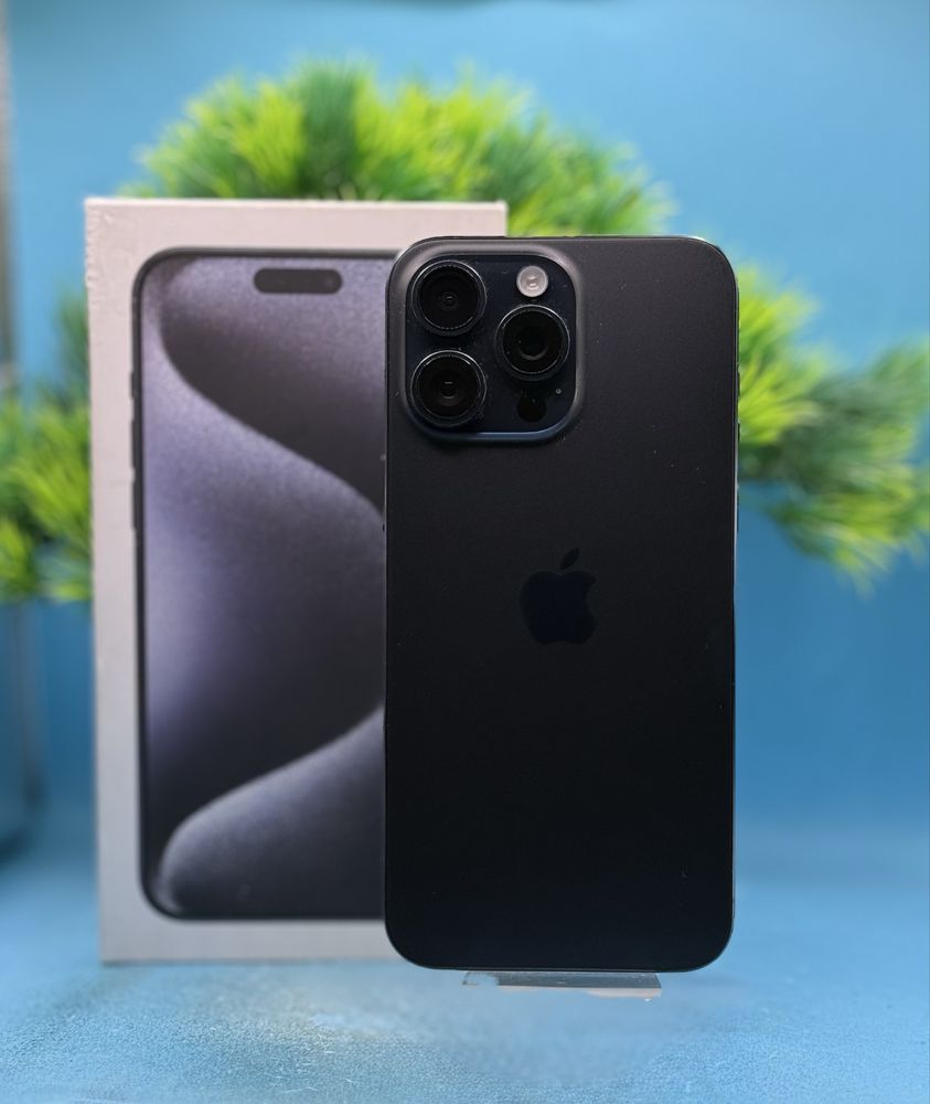 Apple iPhone 15 Pro Max, 256GB, 5G, Blue Titanium