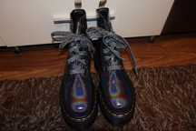 Ghete Platforma  Dr. Martens Vegan Molly Iridescent Marimea 40  Noi