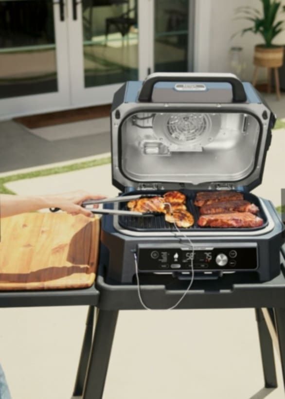 Електрически уред BBQ грил и пушилня Ninja Woodfire 7 в1