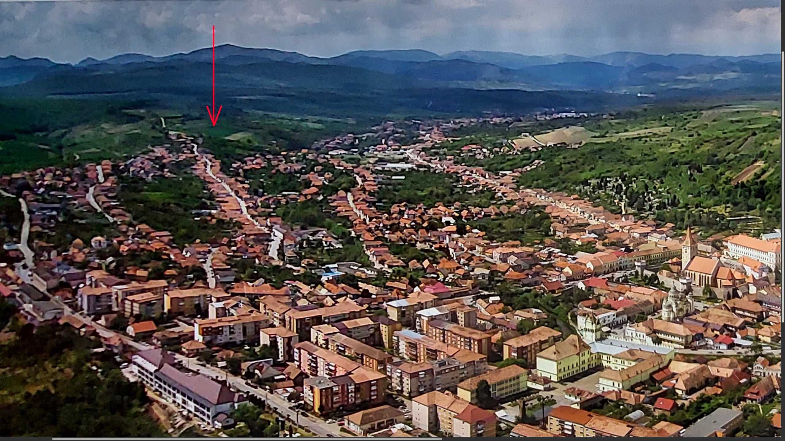 Teren panoramic intravilan construibil 996mp Aiud str.Stefan cel Mare