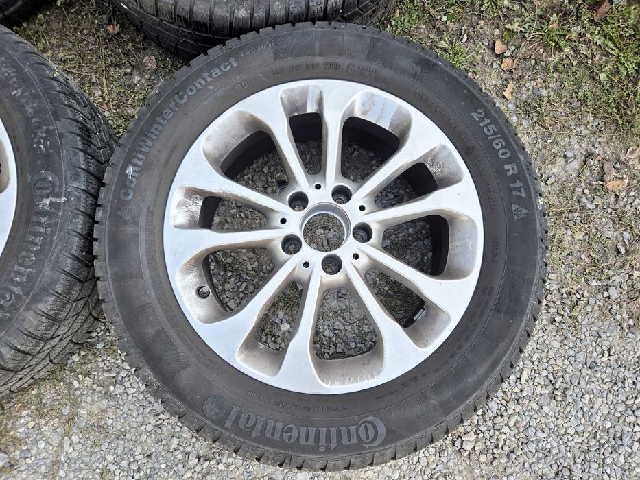 Оригинални джанти 17" за Mercedes GLA със ЗИМНИ гуми CONTINENTAL