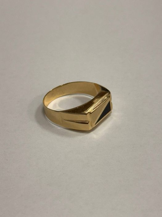 14к 723лв Мъжки златен пръстен