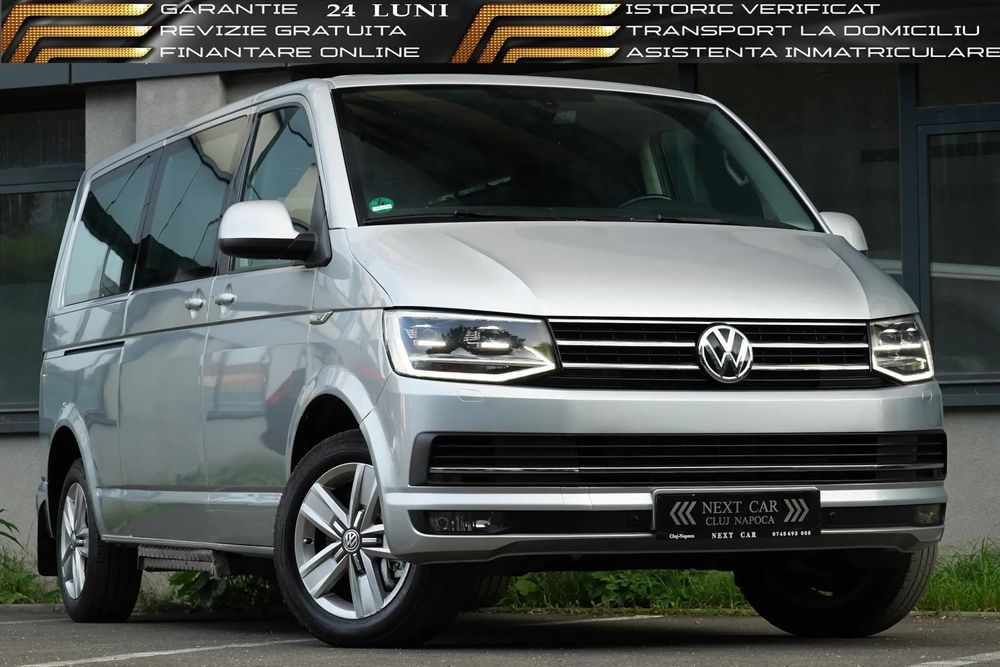 Volkswagen Caravelle GARANTIE 24 LUNI*RATE*9 Locuri*Automata*204Cp*Navi*Incalzire*Full Led