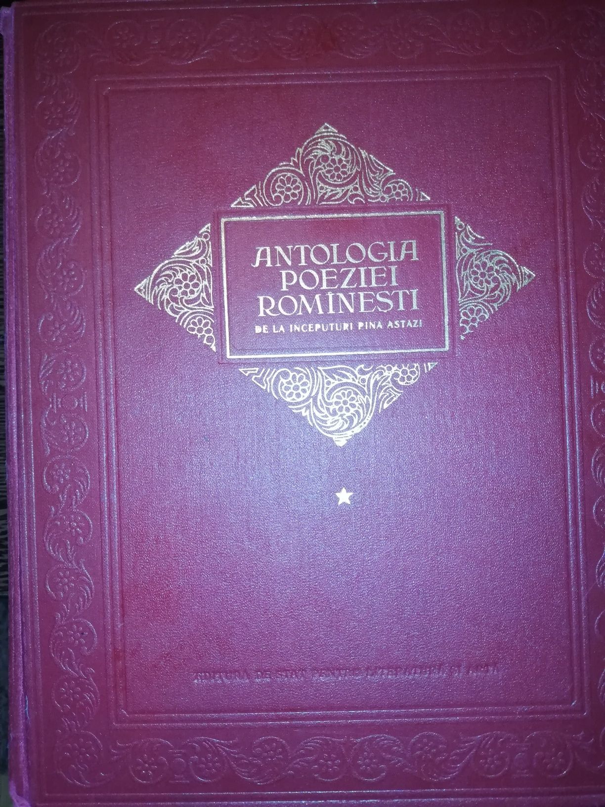 Vând carte veche 1954 Antologia Poeziei Rominesti