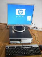 Calculator, Tastatura, Mouse, HP Compaq + Monitor LCD 19" Samsung