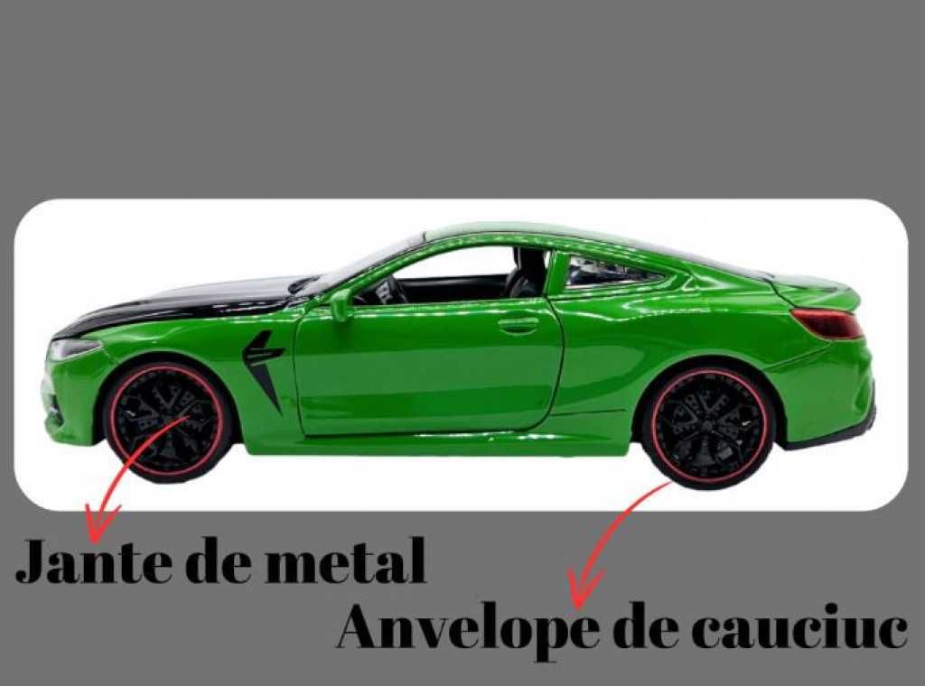 Автомобил BMW M8 с 3 реалистични звука и светлини – мащаб 1:24/3 ЦВЯТА