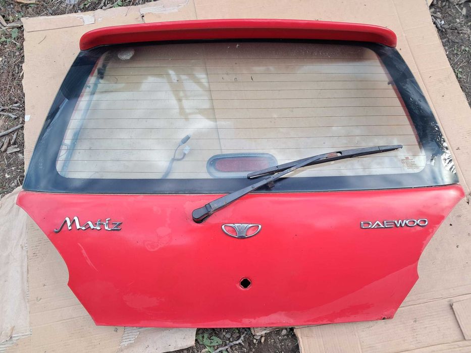 Daewoo Matiz, haion complet, luneta separata, capota motor.