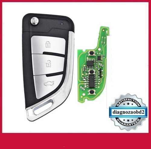 Telecomanda auto 3 butoane Xhorse VVDI – XEKF21EN – include Super chip