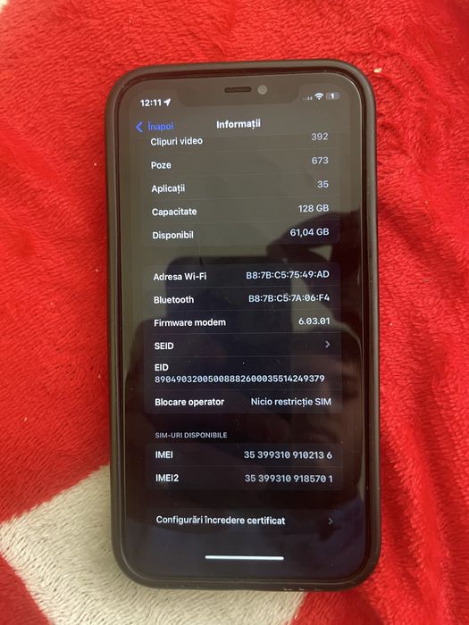 Iphone 11 defect vand sau schimb
