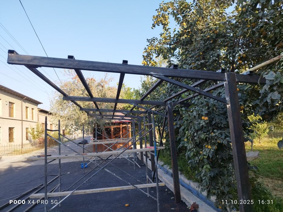 сварка  ишлари киламиз