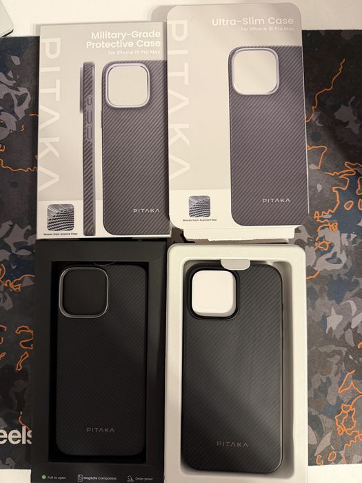 Vand 2 Huse Pitaka iPhone 16 Pro Max