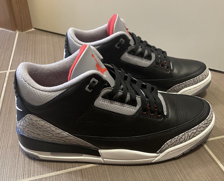 Jordan 3 Black Cement impecabili