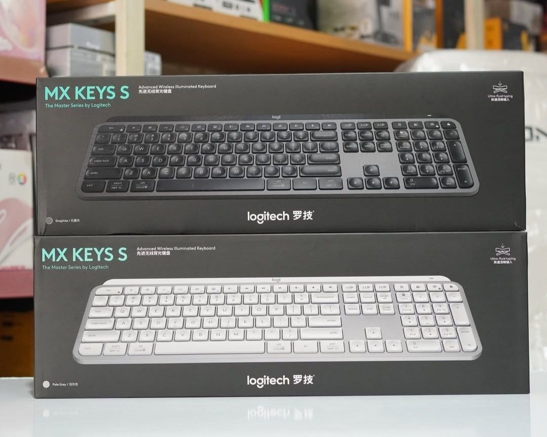 Logitech Mx Keys S Black Беспроводная Клавиатура