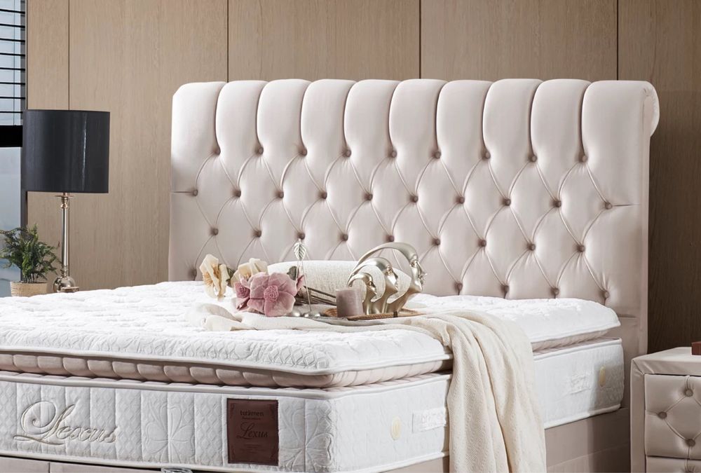 Тапицирано легло Lexus Крем