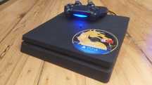 PS 4 slim 500 гб + Джойстик + Mortal Kombat 11 + Кабели | Ps4

З