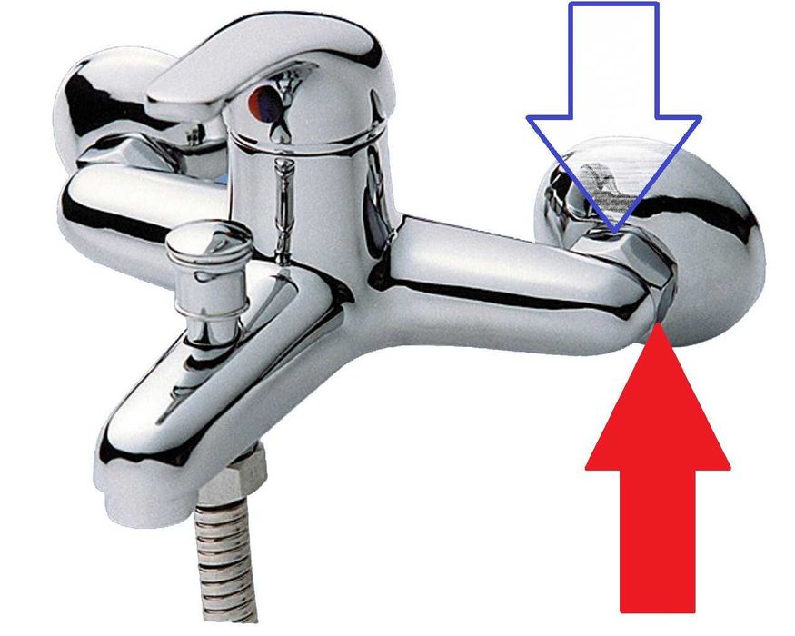 Piulita inox 3/4 pt. baterie sanitara cada chiuveta dus bucatarie baie