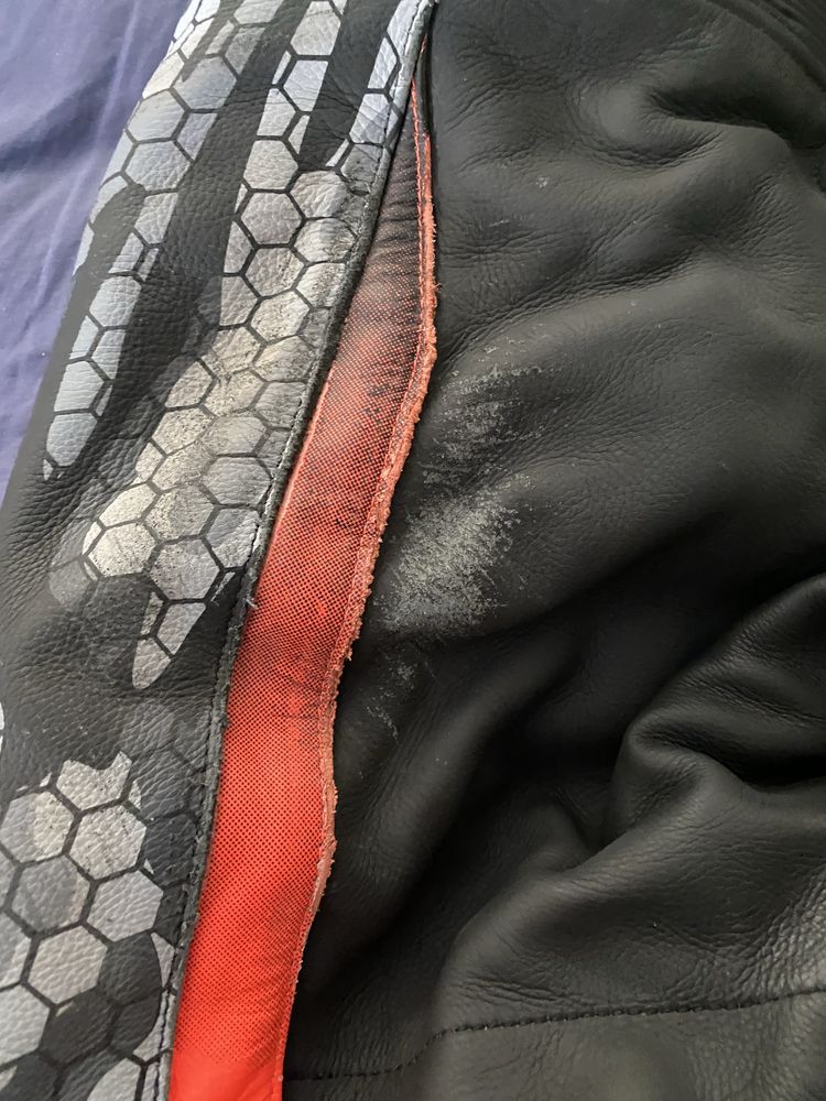 Seca leather suit, Seca мото екип