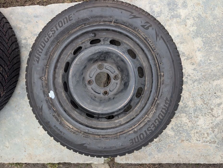 Janta tabla 15'' 4x108 Roata Rezerva FORD Transit Tourneo Courier Renault Peugeot cauciuc 195/60R15 Bridgestone ET76-1100-AB BB / 2150850