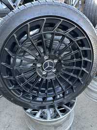 mersedes benz r19 black vossen