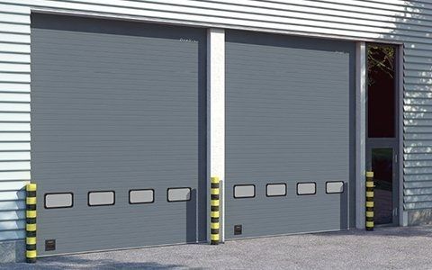 Автоматические ворота промышленные секционные Doorhan,Alutech, Ryterna