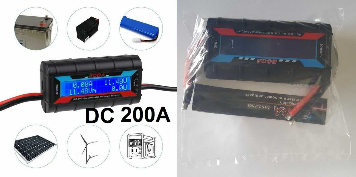 Voltmetru Wattmetru ampermetru, multifunctional 200 A Nou!