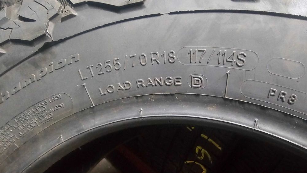 anvelope 255/70/18 BFGOODRICH all-terraine A/T
