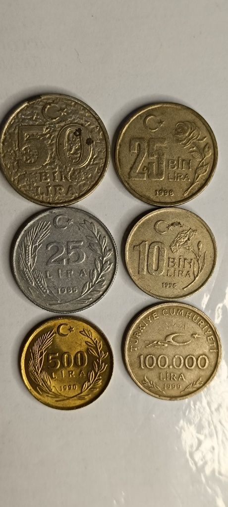 Продам коллекцию монет Турции