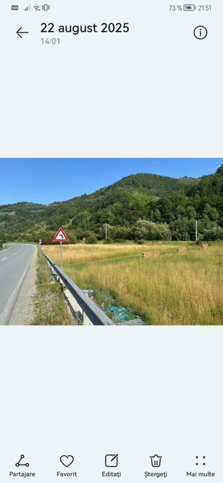 Terenuri de vânzare Localitatea Poiana ilvei jud Bistrița Năsăud...