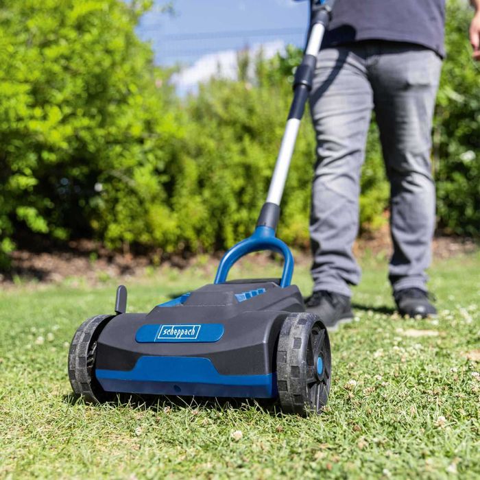 Акумулаторна косачка за трева Scheppach BC MP220 X IXES 21.5 Мулчиране