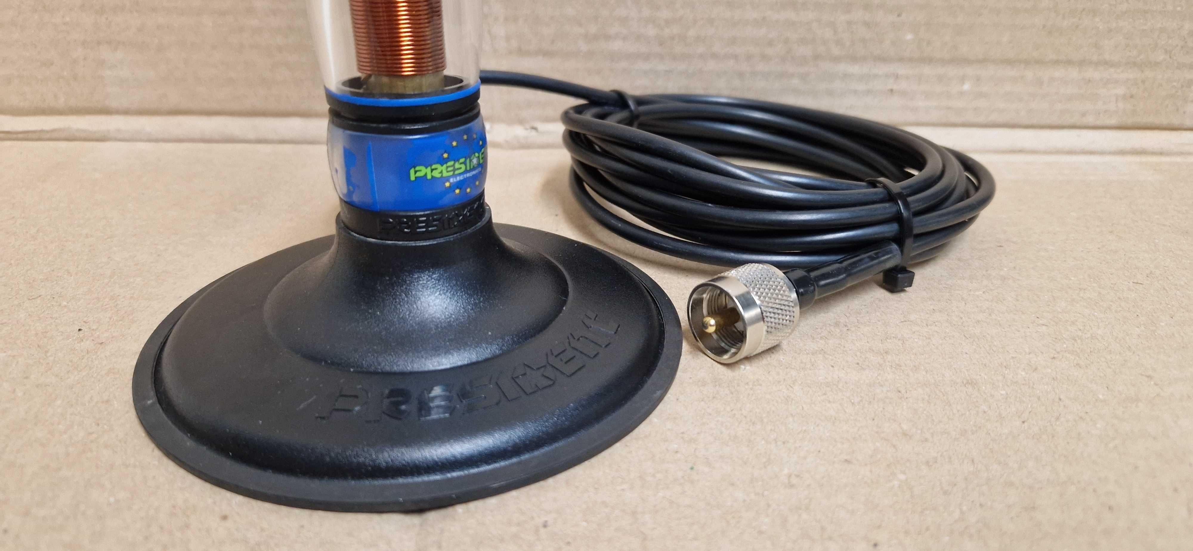 Antena statie CB President Missouri, 72 cm, 26-28 MHz, magnet 120 mm