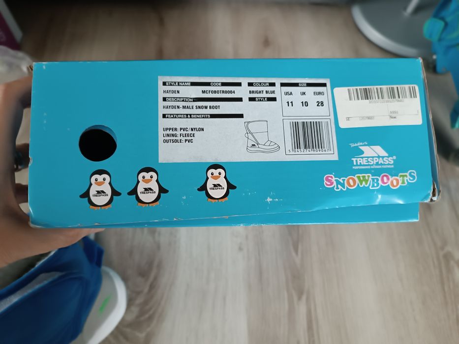 Ghete zăpadă impermeabile, copii, mărime 28