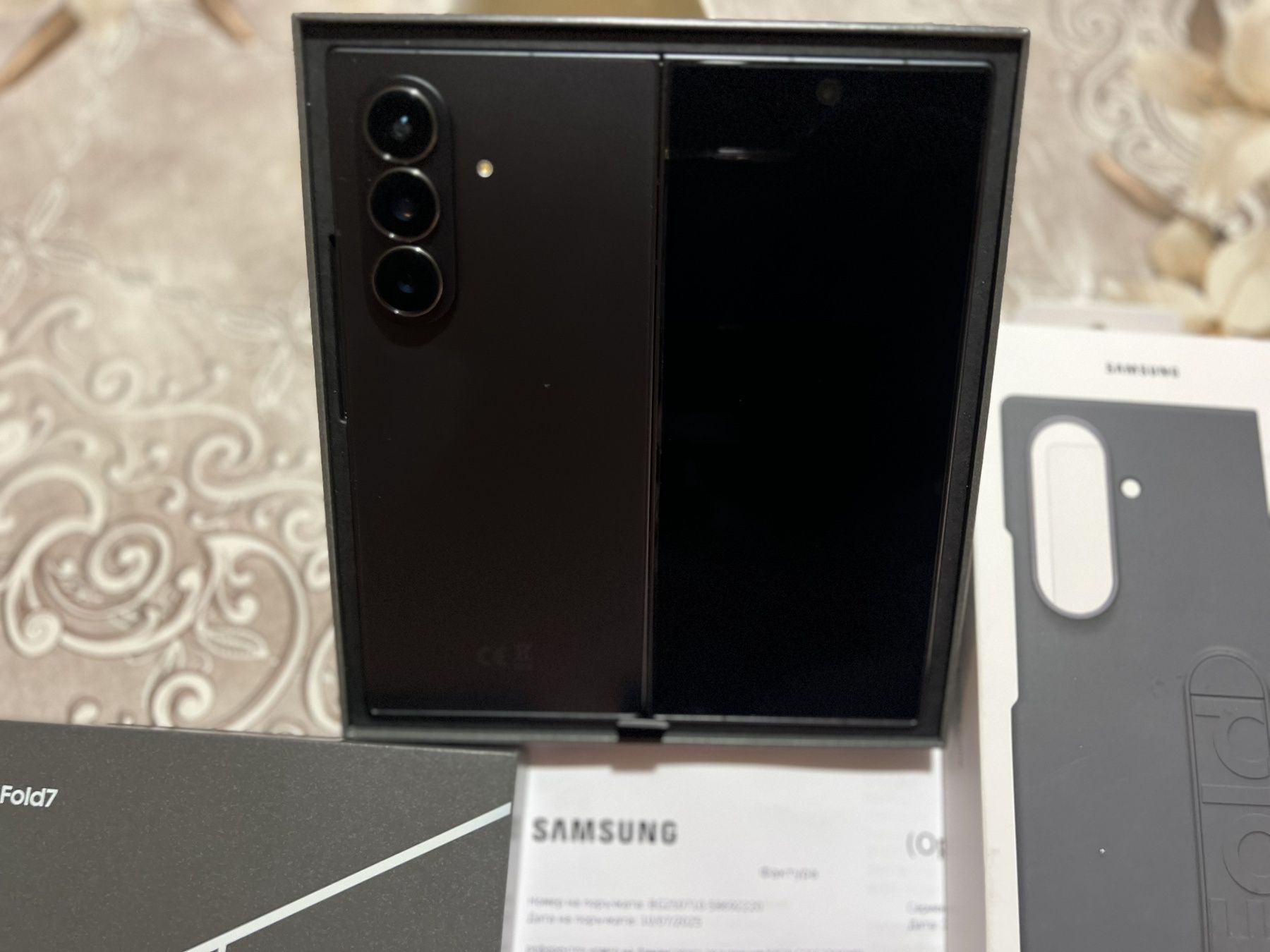 Samsung Galaxy Z Fold 7 JetBlack 512/12  Нов! Гаранция!