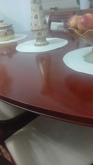 Masa lemn + scaune 6 persoane