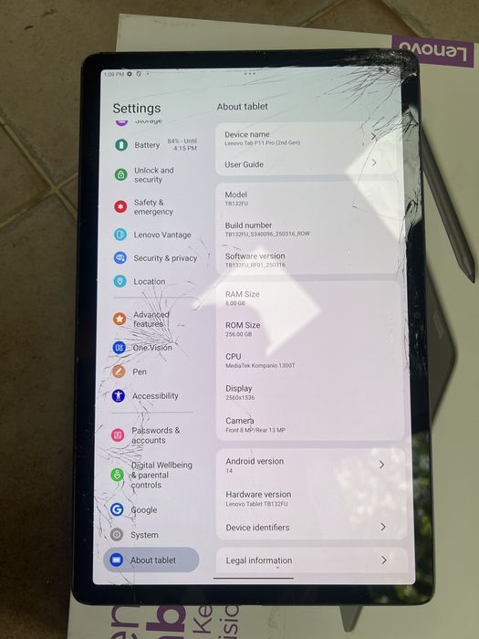 Lenovo Tab P11 Pro 2Gen 8/256GB
