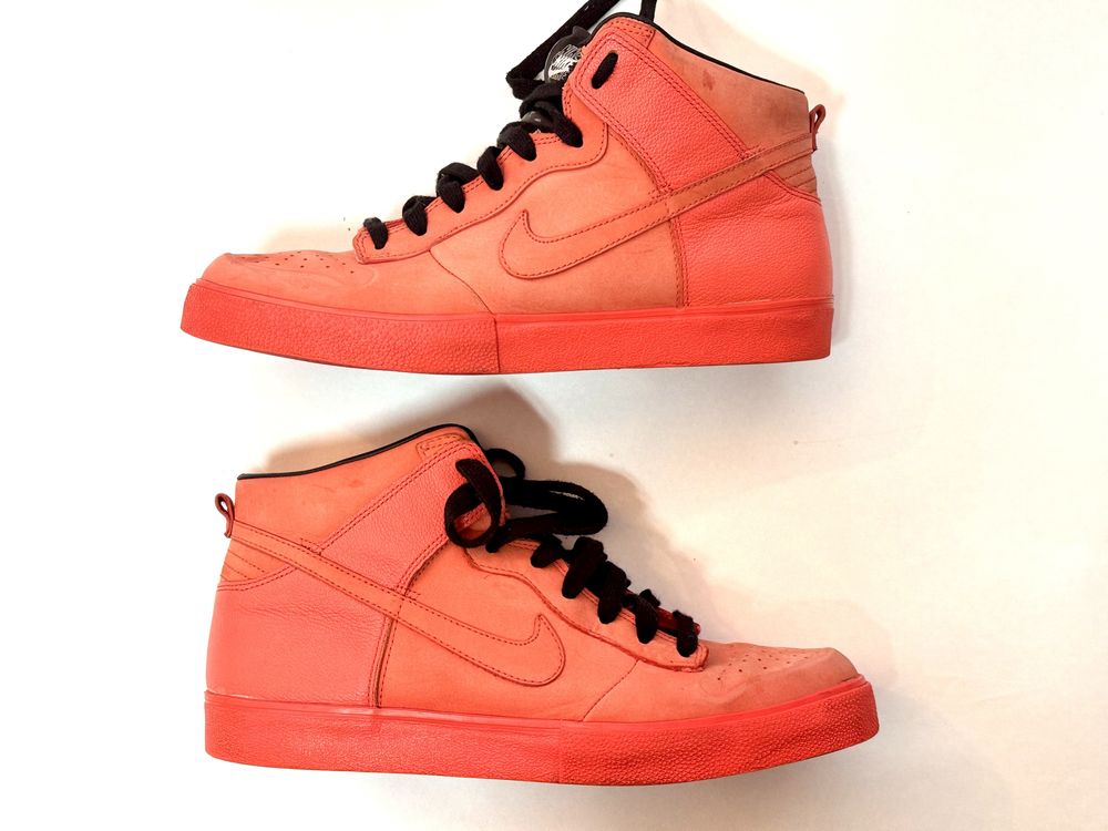 Мъжки кожени маратонки - Nike Dunk High AC VT – Max Orange