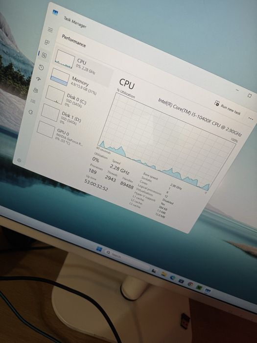 PC Gaming Asus RTX 2060 / i5-10400F / 16GB RAM /SSD 500GB + HDD 1TB