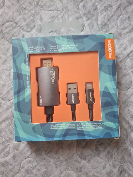 Переходник Moxom HDMI - Lightning