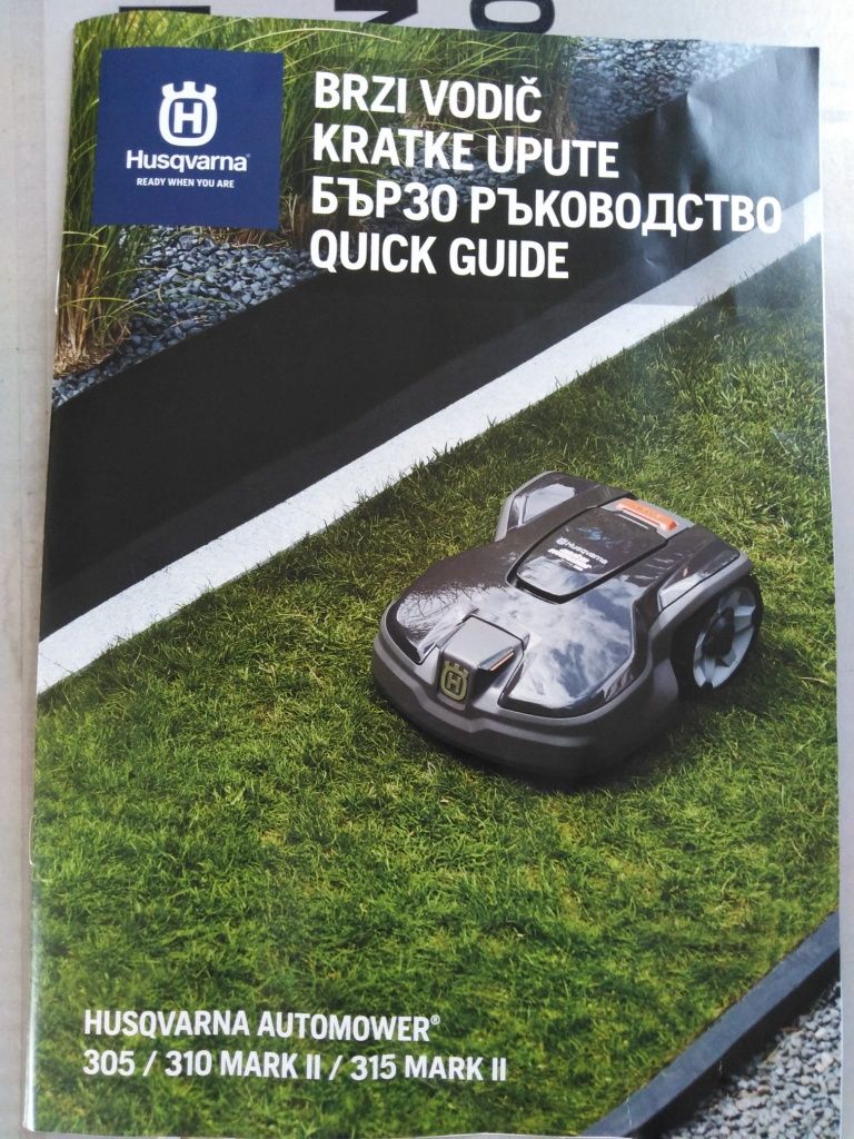 Husqvarna automower, robot de tuns gazon.