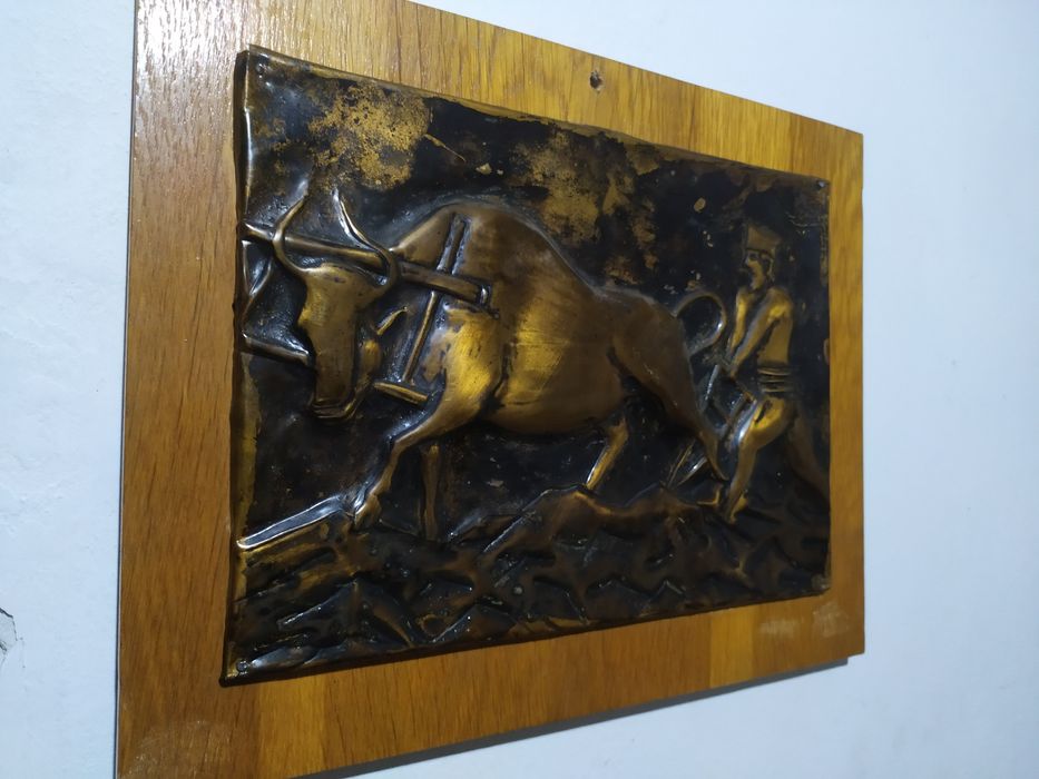 Старо медно пано/картина