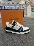 Louis Vuitton Trainer LV Black & White Adidasi Unisex - OFERTA
