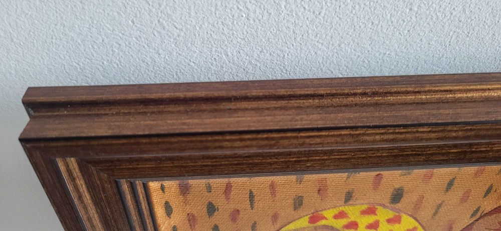 PICTURA ulei, TABLOU modern nou,-Arlechin-, pictor roman consacrat