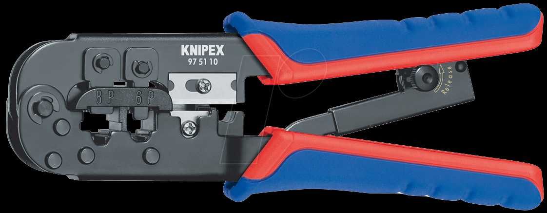 KNIPEX клещи за кримпване на интернет кабели, Германия