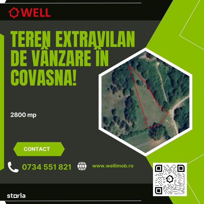 Teren extravilan de vânzare în Covasna!