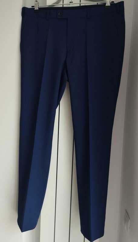 Pantaloni bleumarin de costum Angelo Litrico