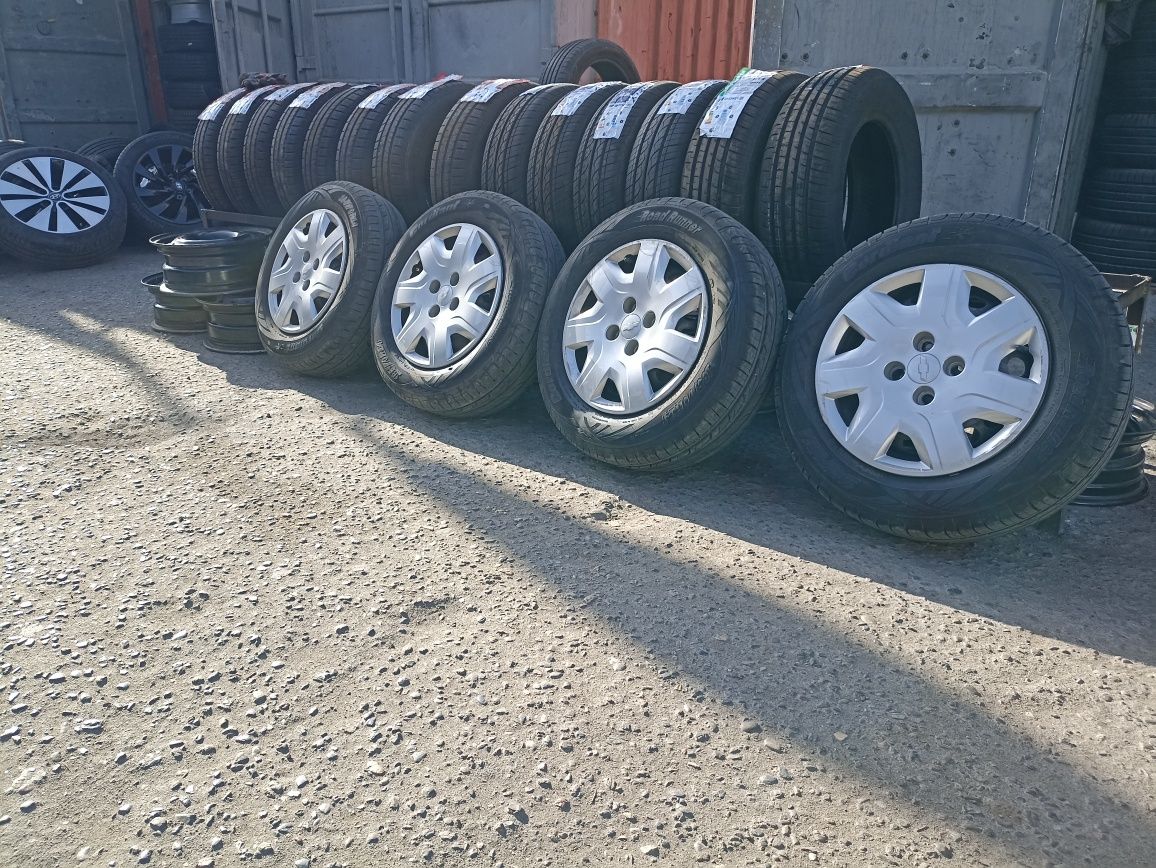Диски на кобальт, опель, нексия, равон R 14 с шинами 185/70/14 кордиан