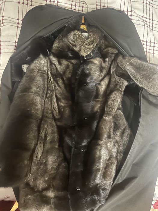 Шуба норка поперечная