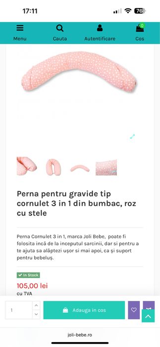 Perna multifunctionala pt gravide si bebelusi
