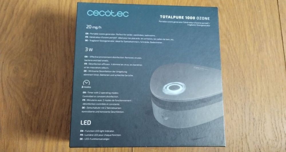 Aparat purificat cu ozon