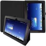 Защитен, Предпазен черен кожен калъф за таблет Asus Memo Pad 10 ME102A